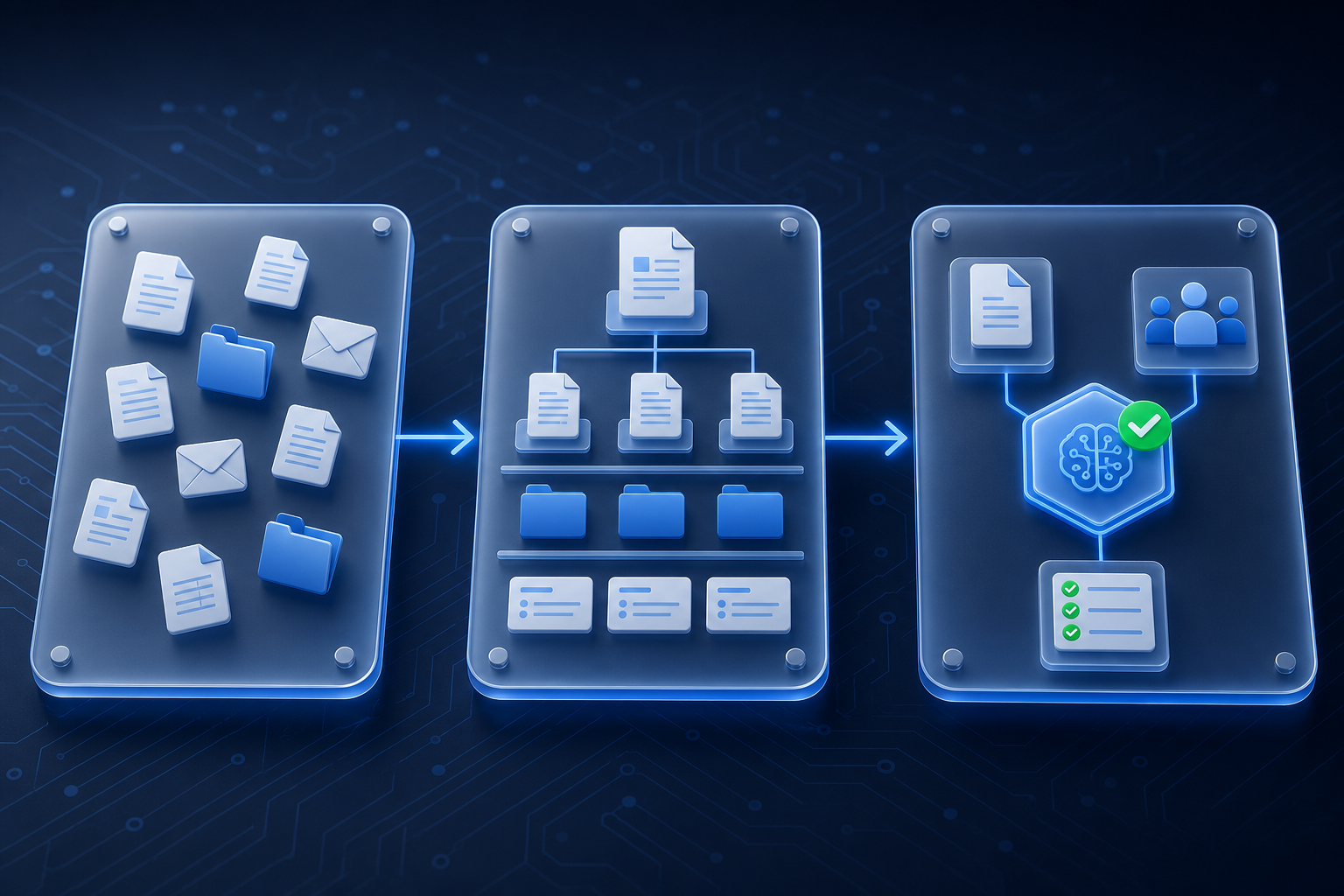 AI working with organized business knowledge